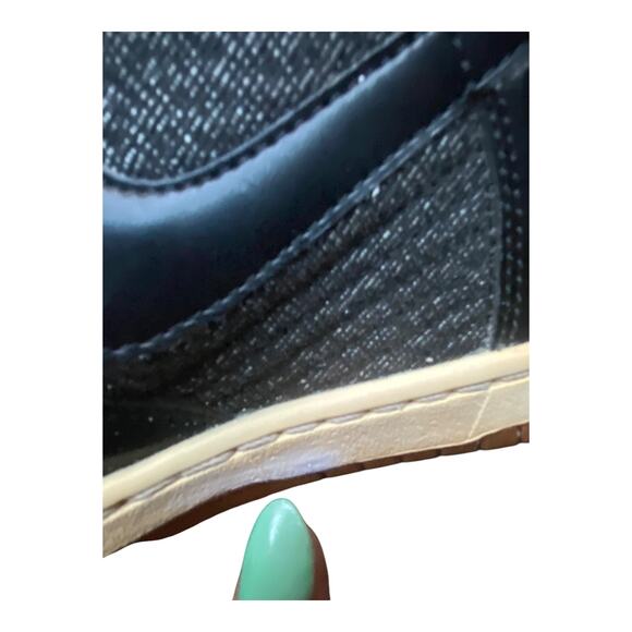 Nike Dunk Sky High Black Hidden Wedge Sneaker Womens 8 Wool Tweed 64487-003 - Picture 7 of 12